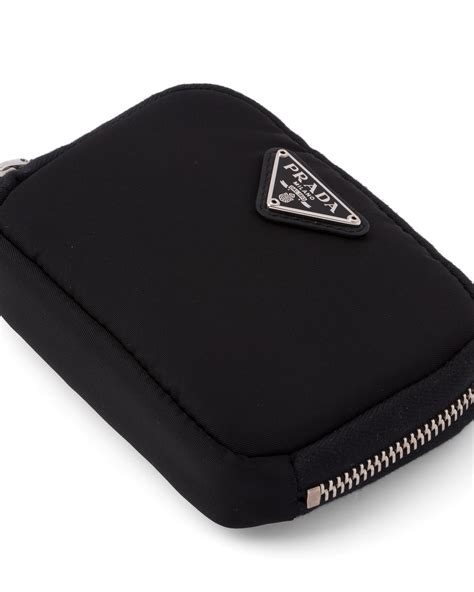 prada small denim wallet|Prada wallet outlet.